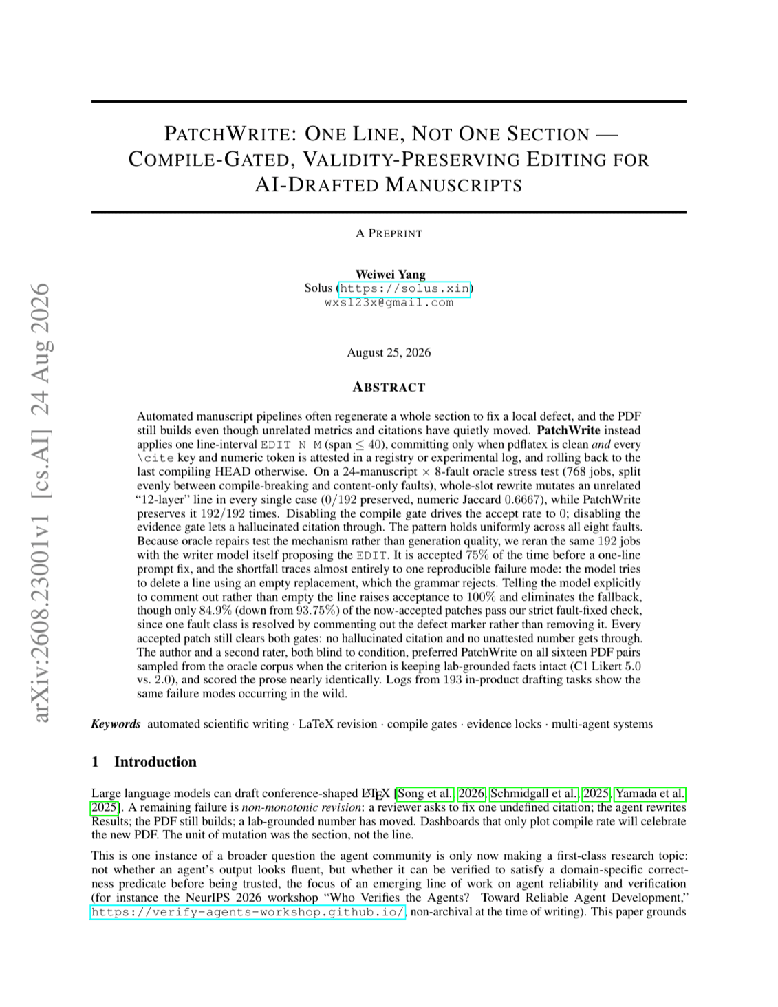 PatchWrite preprint
