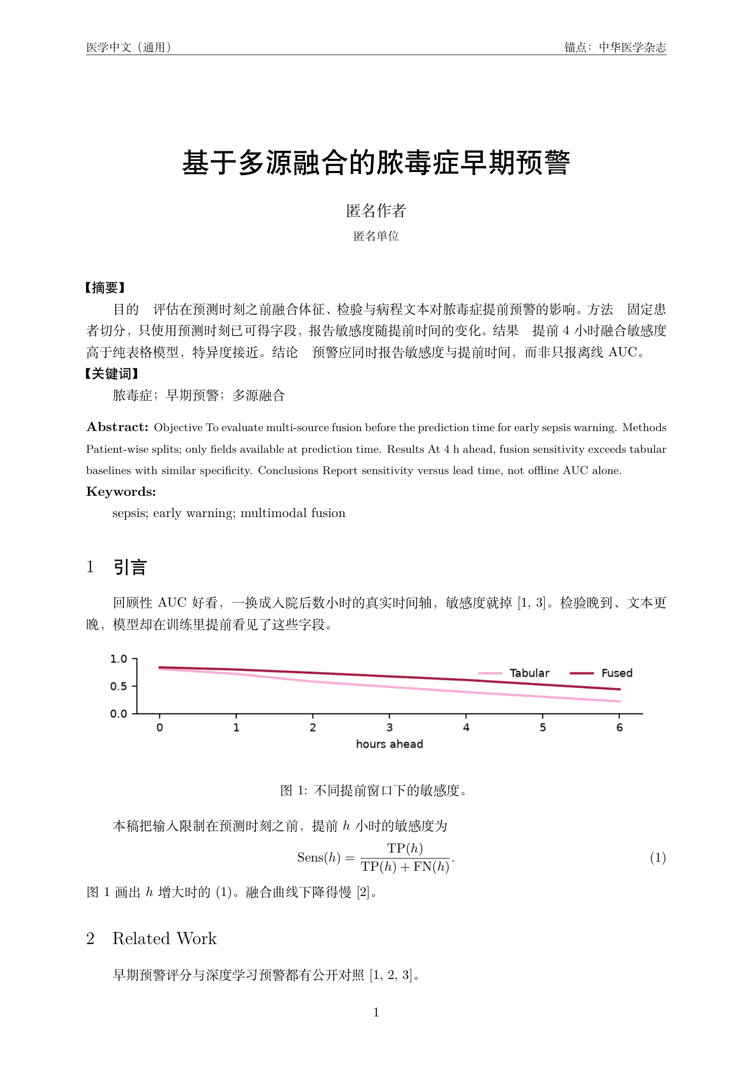 Medicine (general) first page